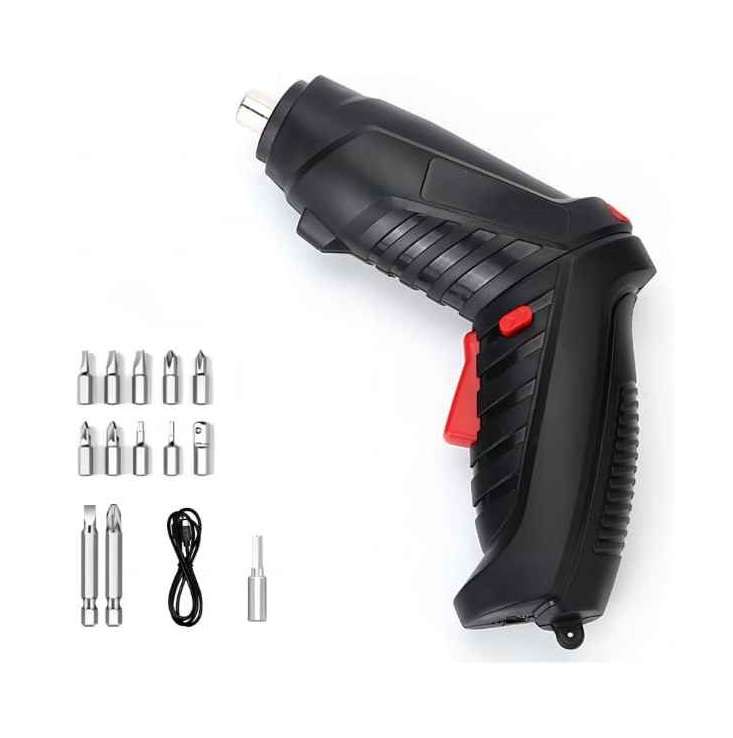 14-piece Built In Rechargable & Rotational  Lithium Battery Electric Screwdriver Set