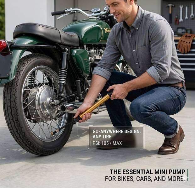 Ultimate Portable & Multipurpose Powerful Mini Hand Pump Inflation Solution