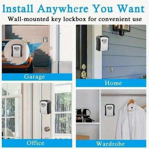 4 digit Cypher Combo Weatherproof Lock Box