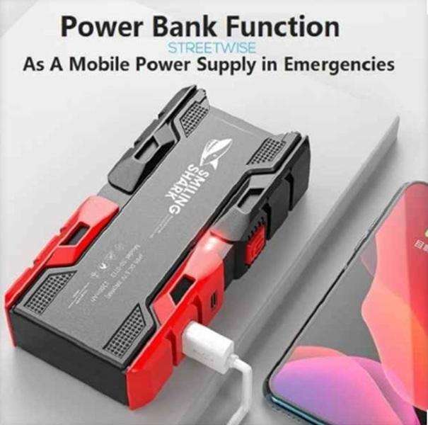 SMILING SHARK Multifunctional Outdoors Powerful Emergency Flashlight & Powerbank
