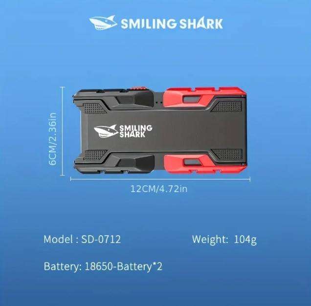 SMILING SHARK Multifunctional Outdoors Powerful Emergency Flashlight & Powerbank
