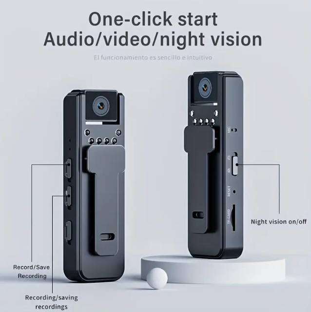 A8 Full HD Hidden Action or Security Bodycam