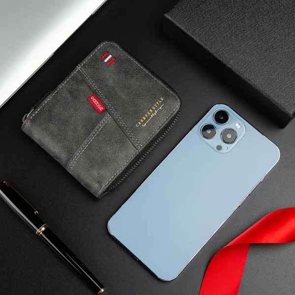 Mens Leather Bifold Wallet