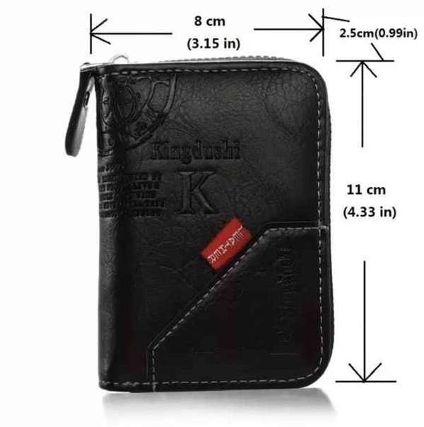 Vintage Inspired Stylish Quality KD Solid Leather Multiple Card Holder Wallet