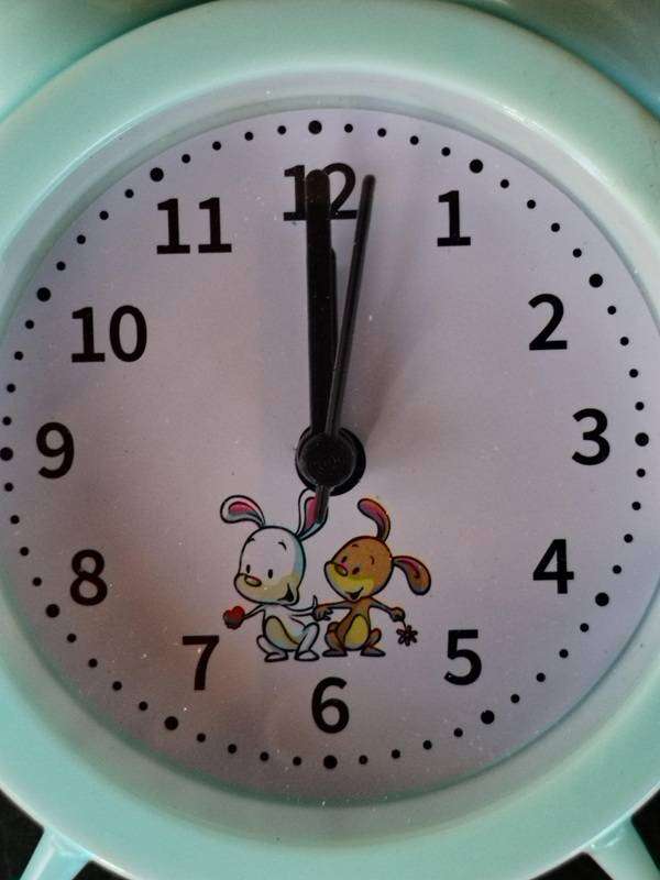 Super Cute  Cartoon Character Vintage Charm Bedside Alarm Clock