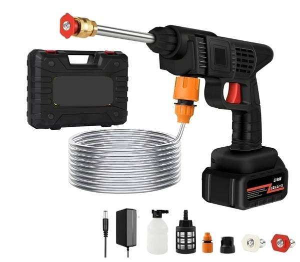 Powerful 48V Rechargable Cordless Car Washing Pressure Spray Gun