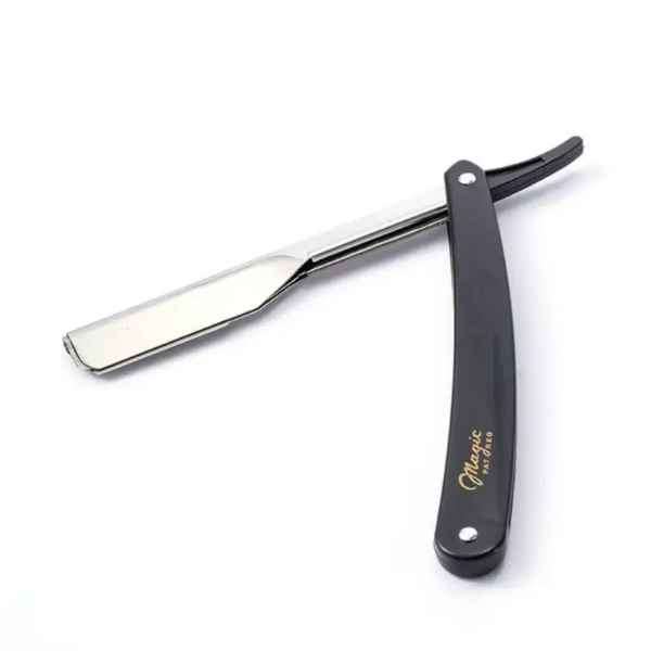 Vintage Stainless Steel Old School Foldable Fine Cut Throat Razor