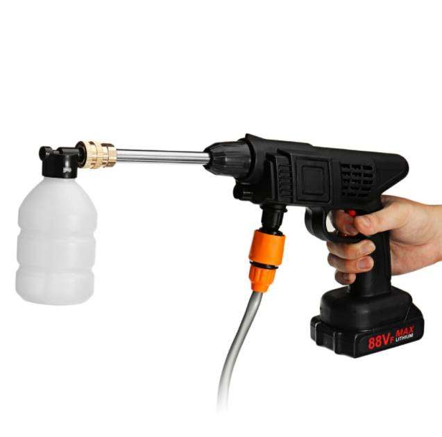 Powerful 48V Rechargable Cordless Car Washing Pressure Spray Gun
