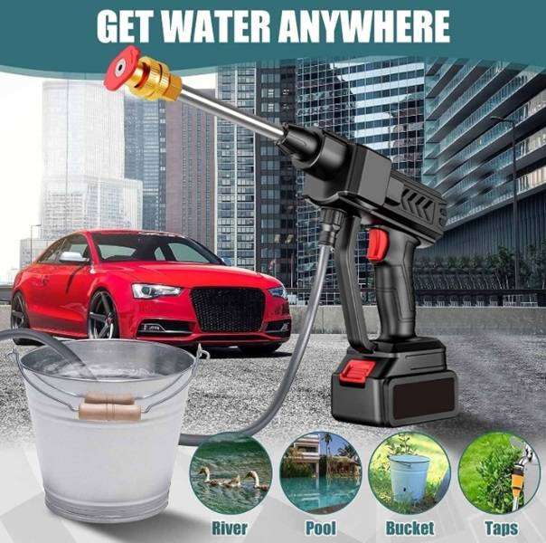 Powerful 48V Rechargable Cordless Car Washing Pressure Spray Gun