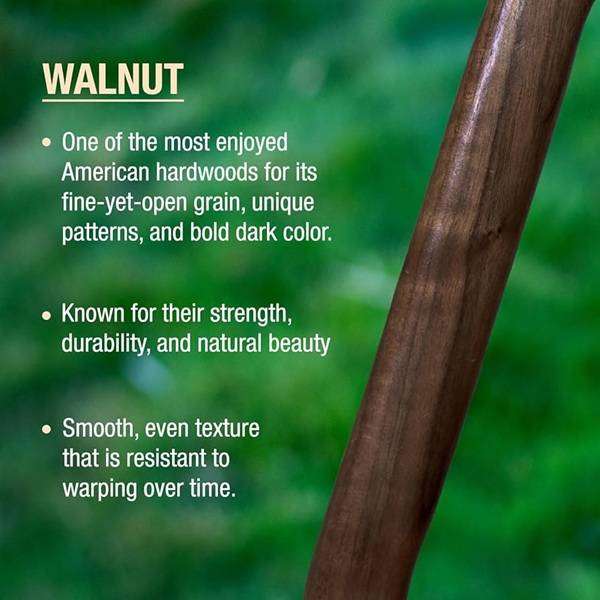 Hercules Bariatric Heavy Duty Black Walnut Wood Derby Handle Cane