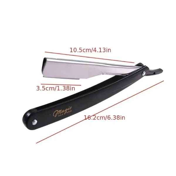 Vintage Stainless Steel Old School Foldable Fine Cut Throat Razor