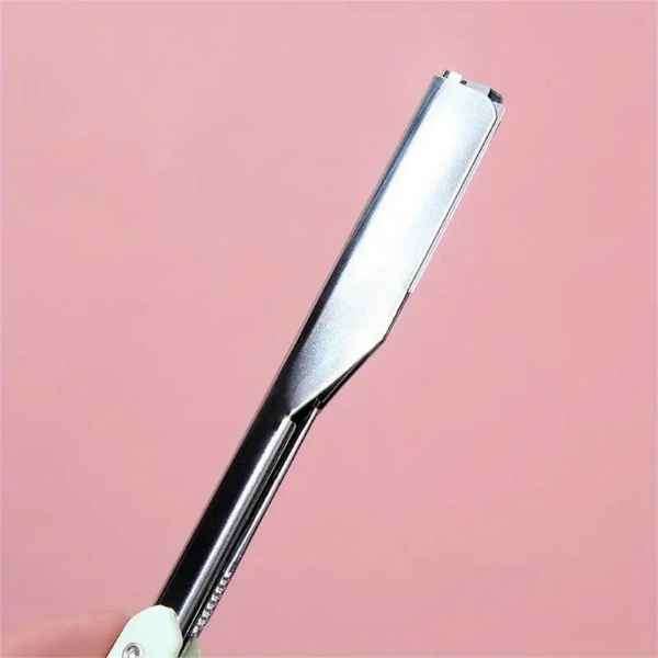 Vintage Stainless Steel Old School Foldable Fine Cut Throat Razor