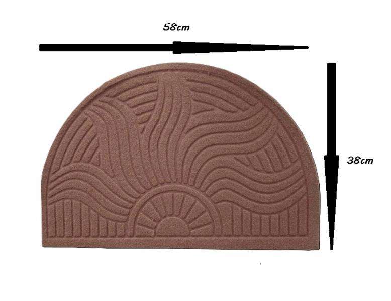 Quality Bright Summer Sunrays Low Profile Dirt Trapper Door Mat