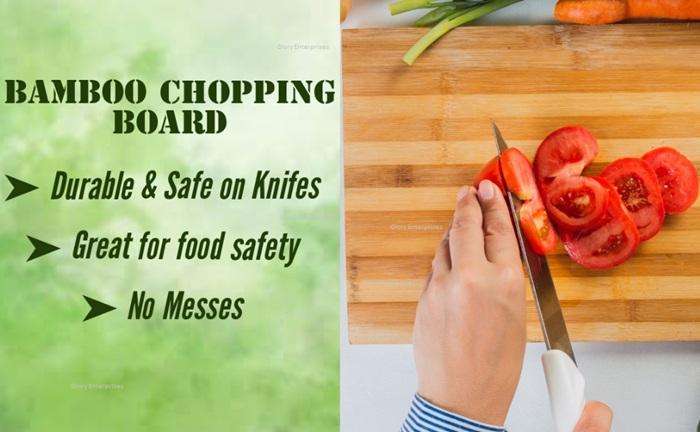 Durable & Eco - Friendly Quality Natural Bamboo Chopping / Cutting Board