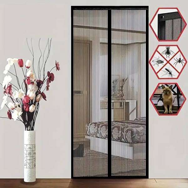Fantastic  Magnetic Mosquito , Insect Repellant & Privacy Full Mesh Screen Door
