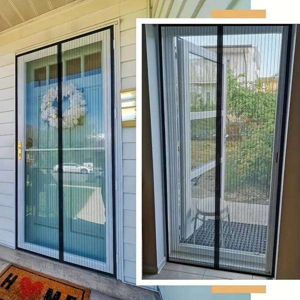 Fantastic  Magnetic Mosquito , Insect Repellant & Privacy Full Mesh Screen Door