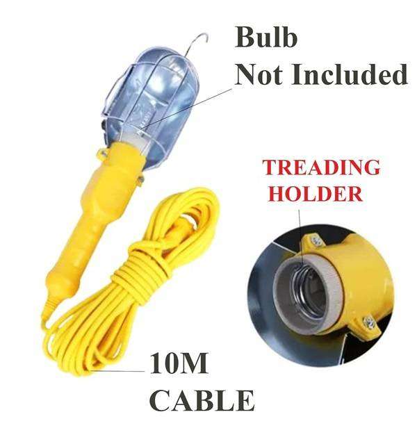 Powerful Large 100w Industrial Grade Work or Multipurpose Reflective Grid Lamp