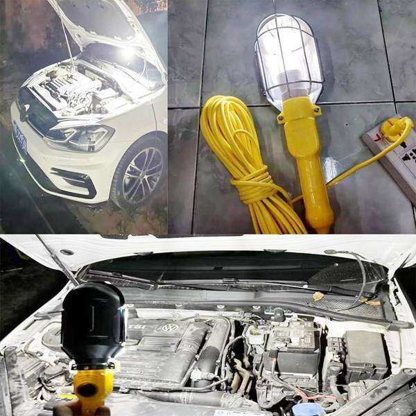 Powerful Large 100w Industrial Grade Work or Multipurpose Reflective Grid Lamp