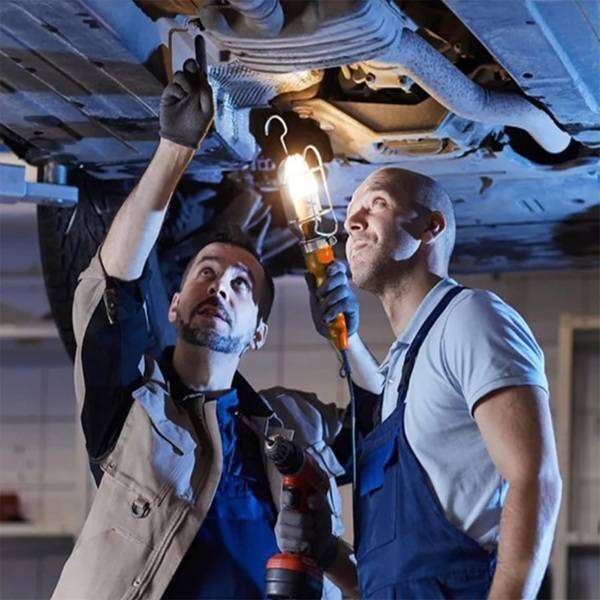 Powerful Large 100w Industrial Grade Work or Multipurpose Reflective Grid Lamp