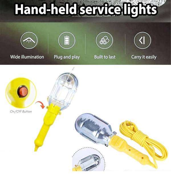 Powerful Large 100w Industrial Grade Work or Multipurpose Reflective Grid Lamp