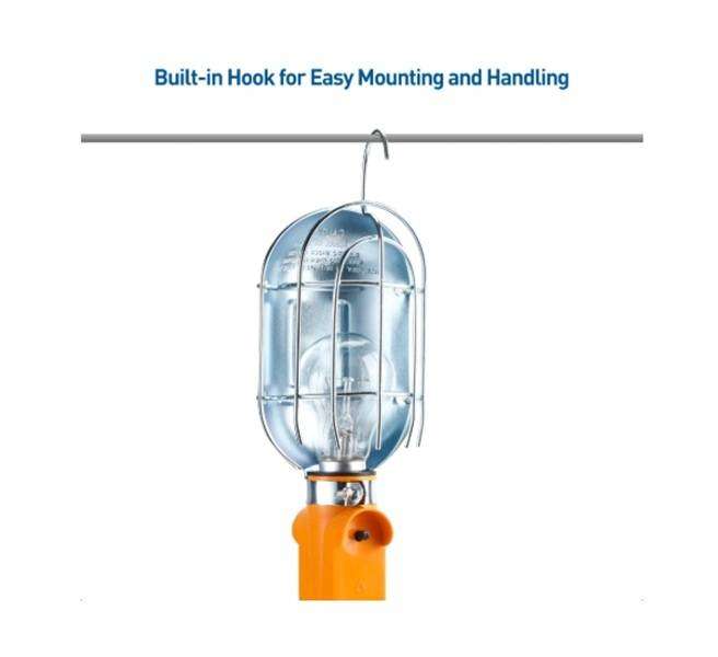 Powerful Large 100w Industrial Grade Work or Multipurpose Reflective Grid Lamp