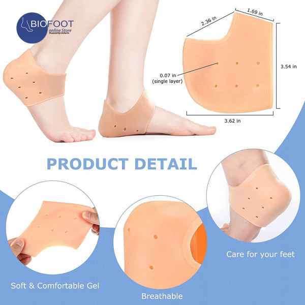 Brilliant Anti Crack & Pain Relief Premium Silicone Heel Sleeves
