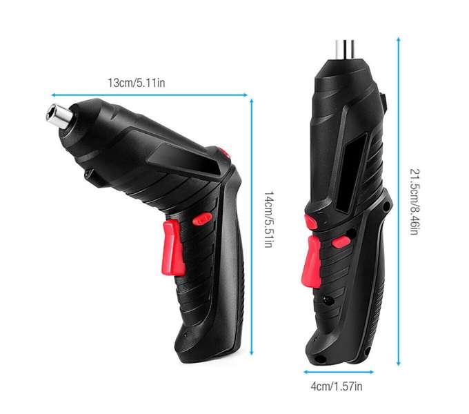 14-piece Built In Rechargable & Rotational  Lithium Battery Electric Screwdriver Set