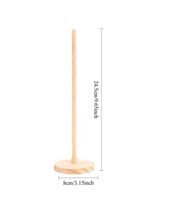 Modern & Solid Oak Multipurpose Towel Roll or Jewellery Holder