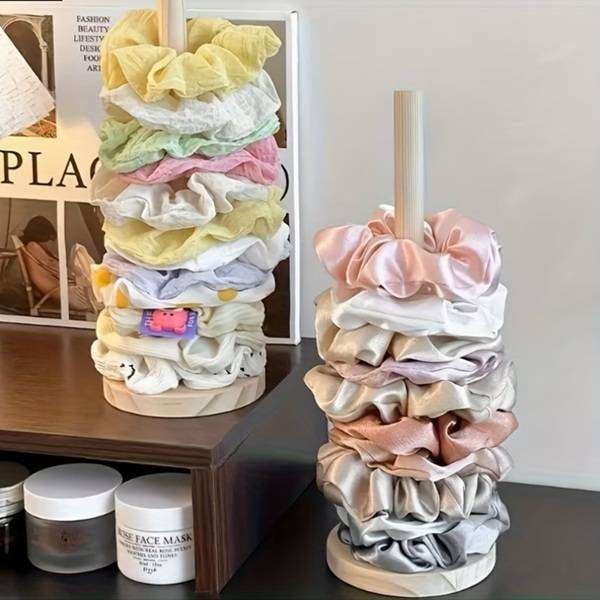 Modern & Solid Oak Multipurpose Towel Roll or Jewellery Holder
