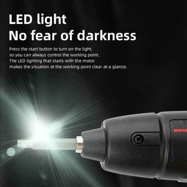 14-piece Built In Rechargable & Rotational  Lithium Battery Electric Screwdriver Set