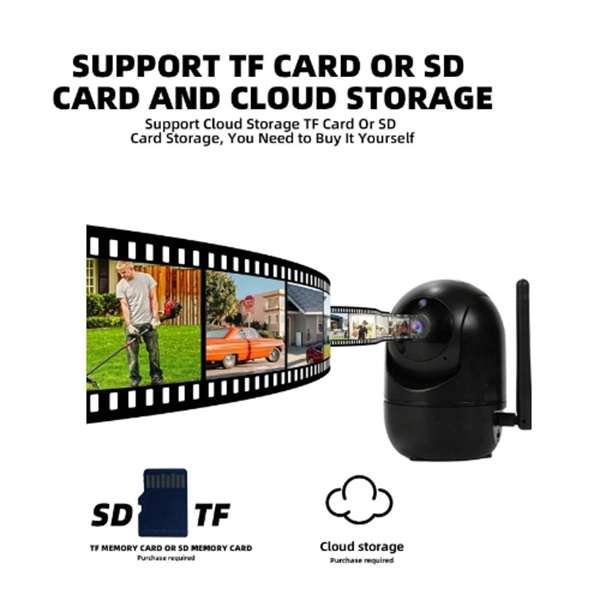 HD 1080P WiFI 2.4G Wireless Smart Tracker & Monitor Indoor Surveillance Camera