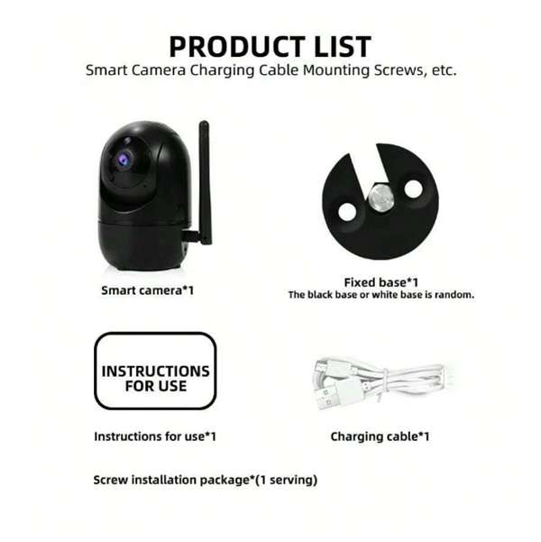 HD 1080P WiFI 2.4G Wireless Smart Tracker & Monitor Indoor Surveillance Camera