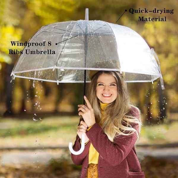 Chic  , Stylish & Unique Transparent Waterproof Umbrella