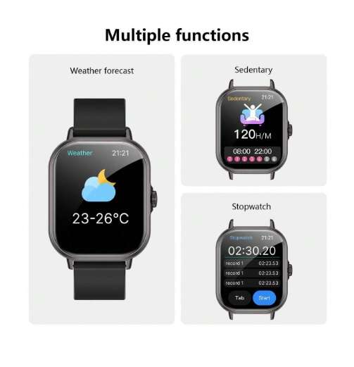 Z60 PRO FIT  1.85" Pro Series Touch Screen Multi Activity Smart Watch
