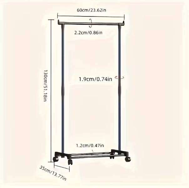 Heavy Duty Stainless Steel Space Saving Retractable Clothes Horse Hanger