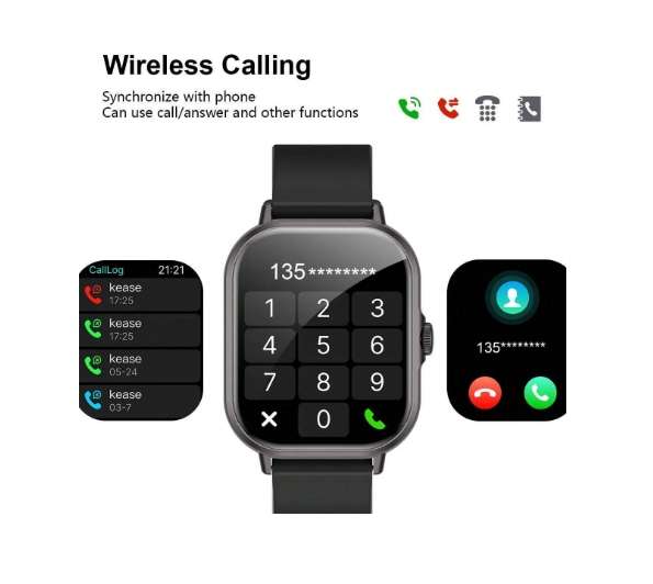 Z60 PRO FIT  1.85" Pro Series Touch Screen Multi Activity Smart Watch