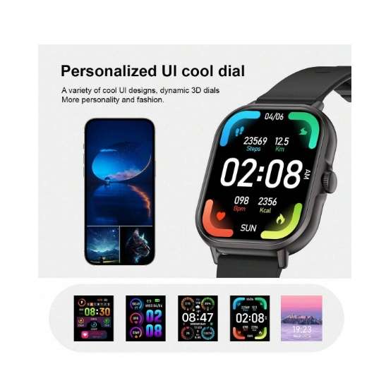 Z60 PRO FIT  1.85" Pro Series Touch Screen Multi Activity Smart Watch