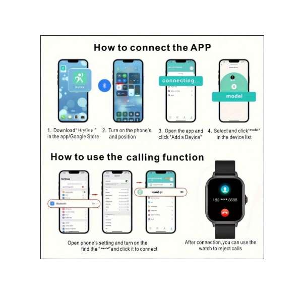 Z60 PRO FIT  1.85" Pro Series Touch Screen Multi Activity Smart Watch