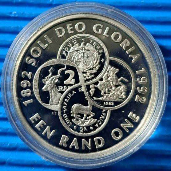 1992 PROTEA SERIES SILVER R1 COINAGE