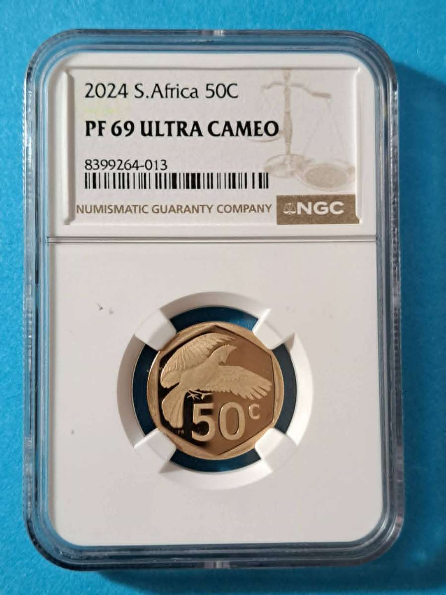 2024 South African 50C NGC PF 69 ULTRA CAMEO