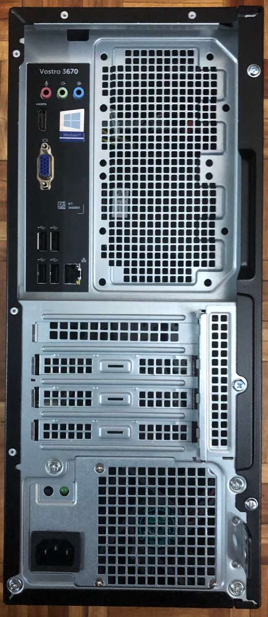 Dell Vostro 3670 - Win 11 Pro, i3 9100, 128GB SSD, 1TB HDD, 8GB DDR4, Wifi+Bluetooth, DVD Rom