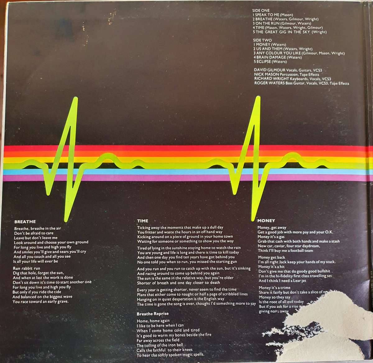 PINK FLOYD . DARK SIDE OF THE MOON. LP.