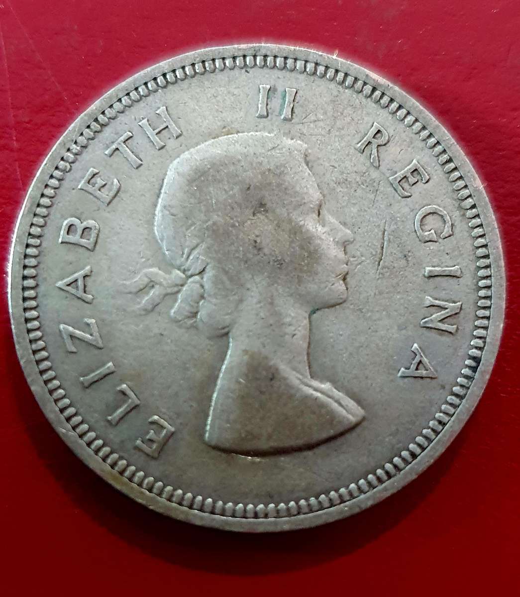 1958 .  2 Shillings - Elizabeth II 1st portrait. Silver (.500). 11.31 g. EXCEPTIONAL CONDITION!