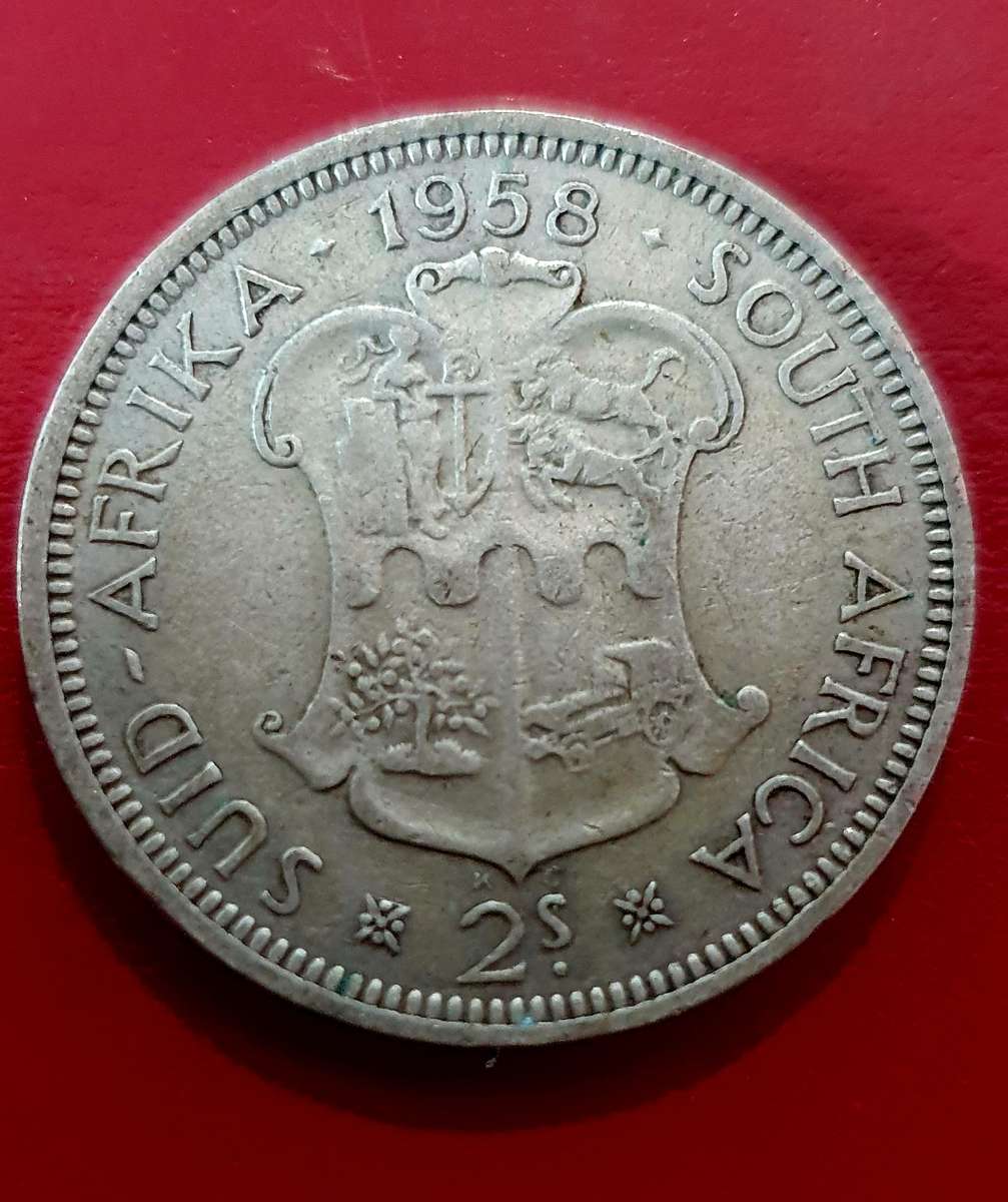 1958 .  2 Shillings - Elizabeth II 1st portrait. Silver (.500). 11.31 g. EXCEPTIONAL CONDITION!