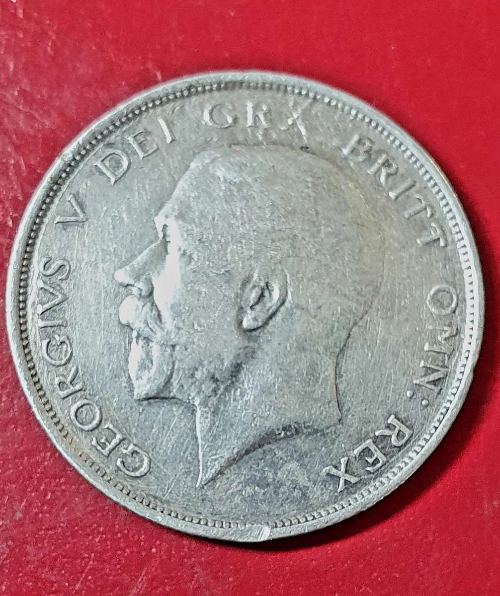1911  ½ Crown - George V 1st type. Silver (.925) 14.14 g