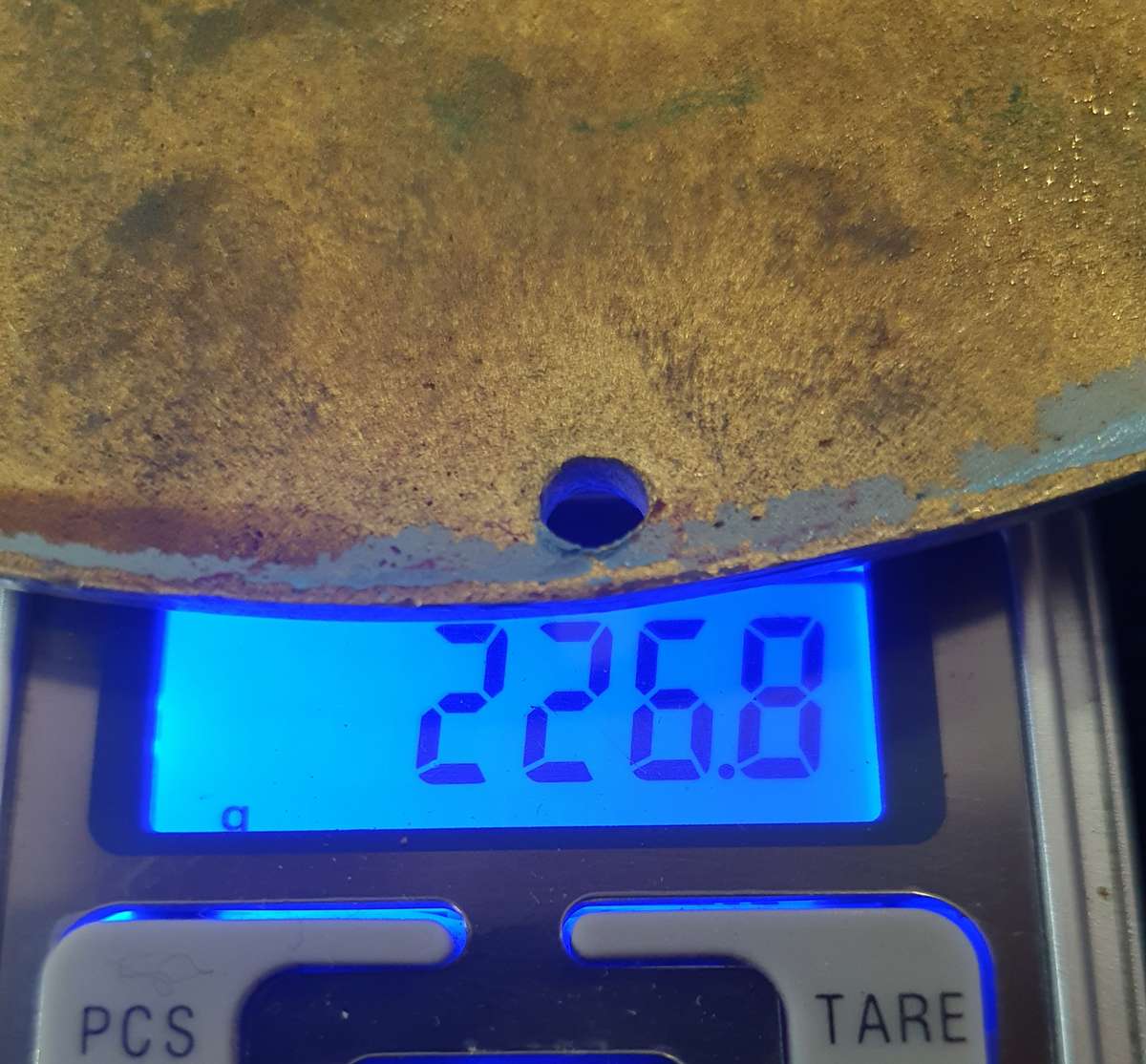 ANTIQUE 1880s BIG BIRMINGHAM SAFE CO. DOOR PLATE. SOLID CASTED BRASS.