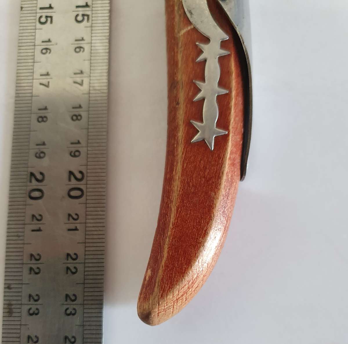 7 X VINTAGE OKAPI FOLDING KNIFES. 5 X 23CM, 1X 21CM, 1 X 18CM.