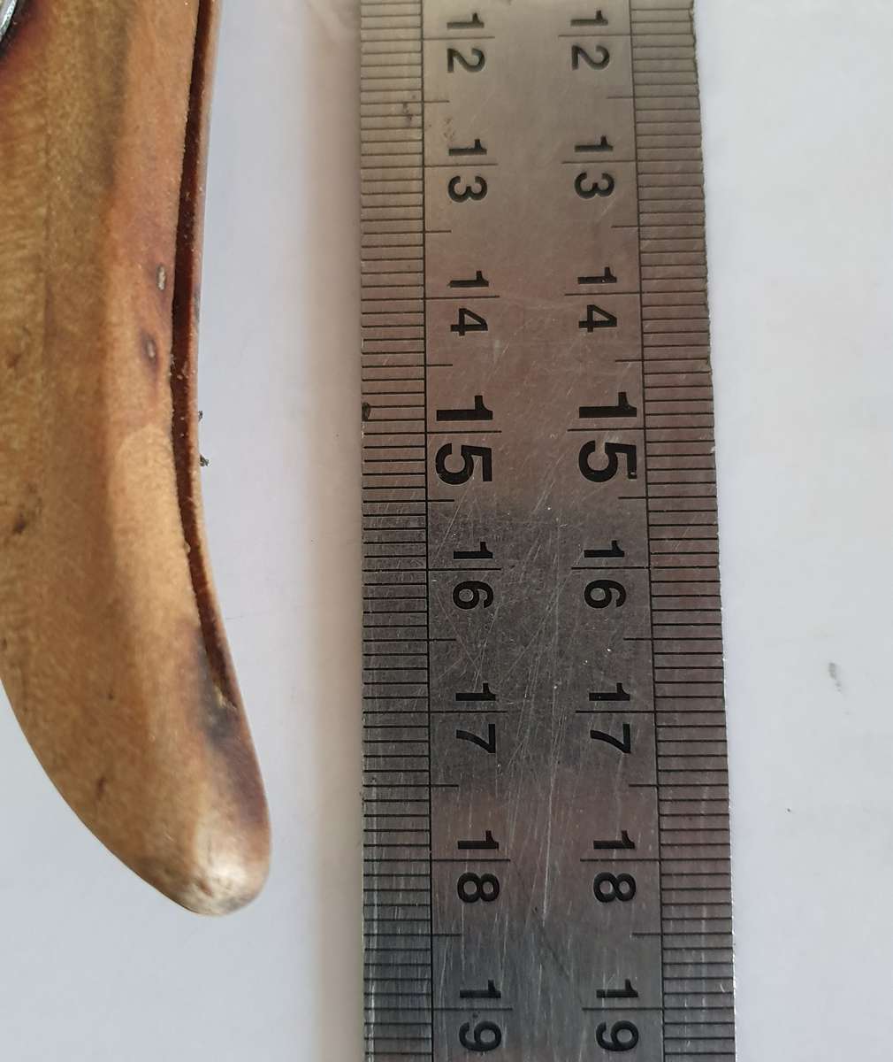 7 X VINTAGE OKAPI FOLDING KNIFES. 5 X 23CM, 1X 21CM, 1 X 18CM.