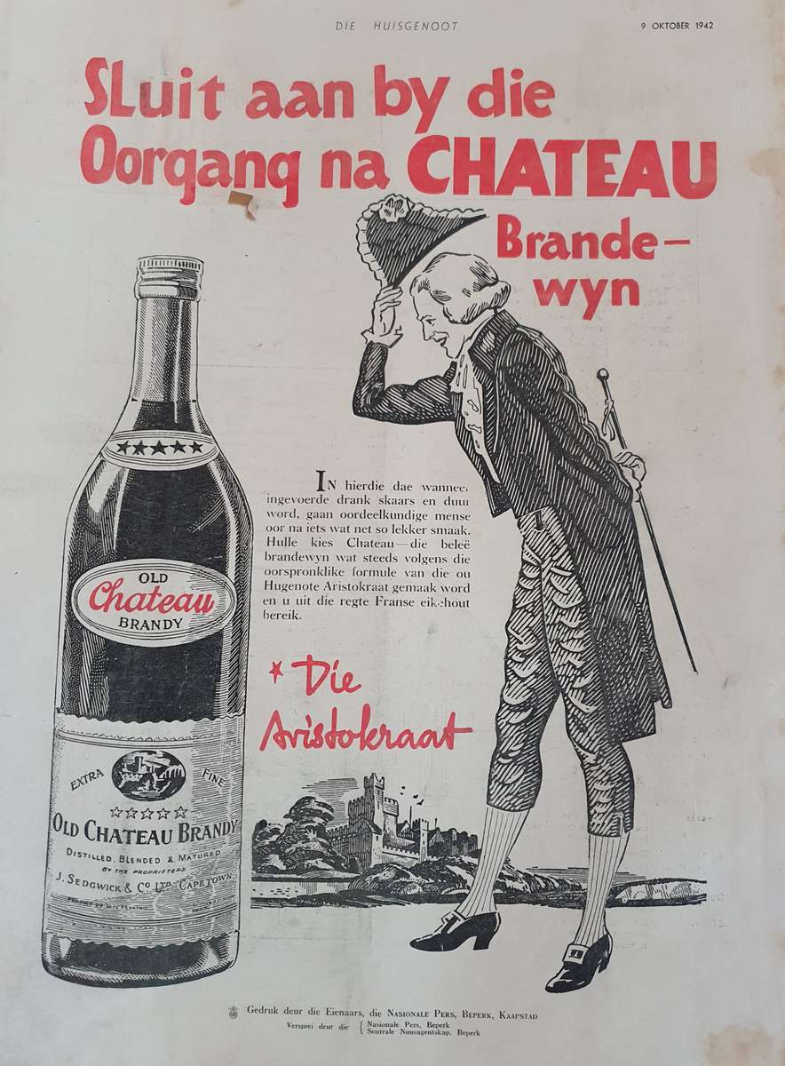 9 OKTOBER 1942.  DIE HUISGENOOT. VRUGTEVERKOPERS.  BIG FORMAT .28CM W X 38CM L.