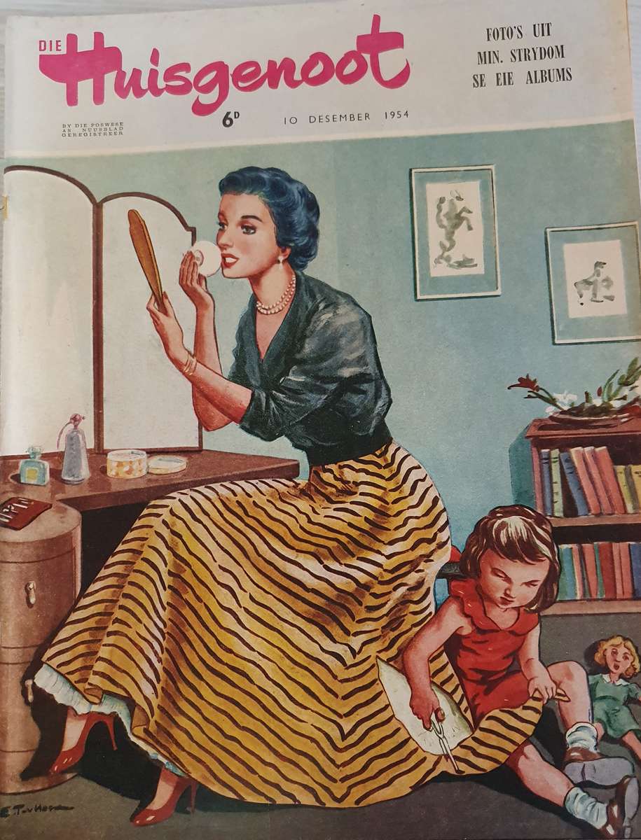 10 DESEMBER 1954.. DIE HUISGENOOT.   BIG FORMAT .28CM W X 35CM L.